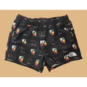 The North Face Girls Black Rainbow Shorts Small 7/8